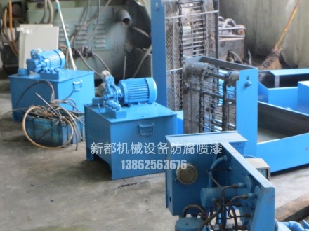 舊機床噴漆翻新